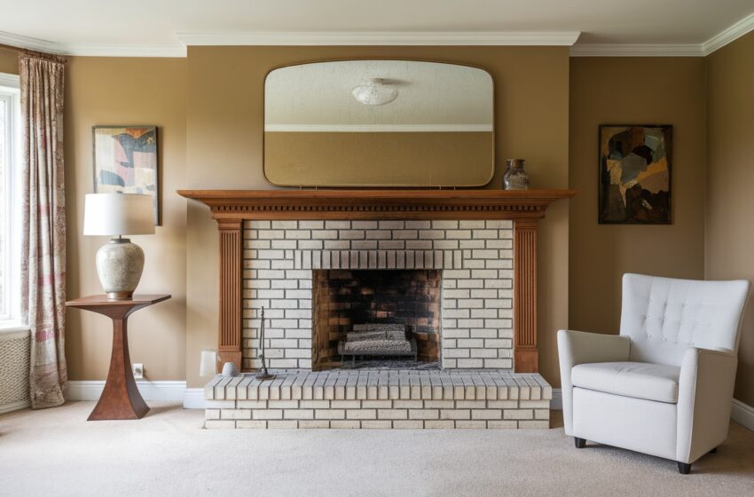 90s Fireplace Makeover