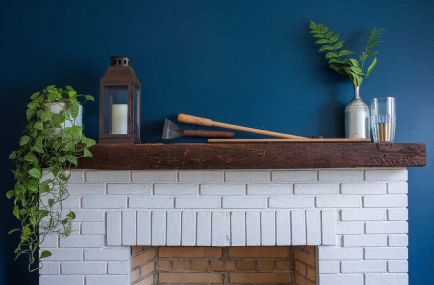 DIY Fireplace Makeover