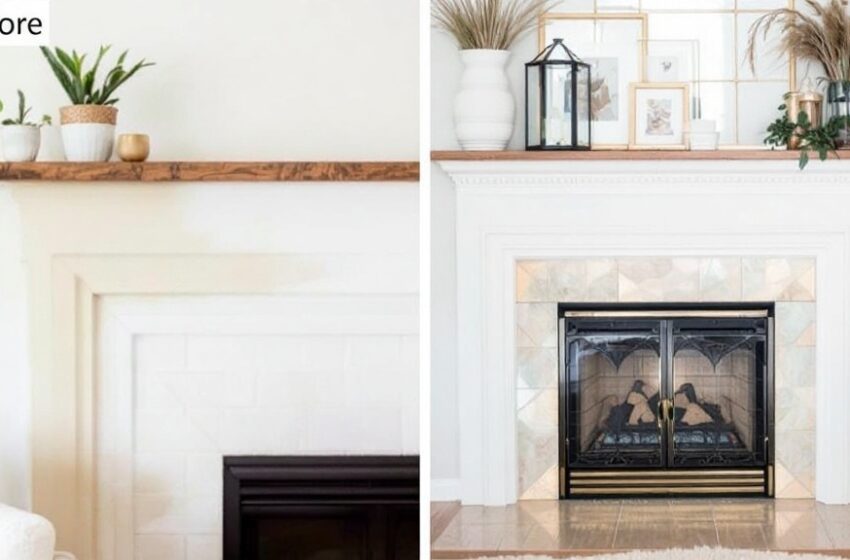  10 Simple Ideas for Easy Fireplace Makeover