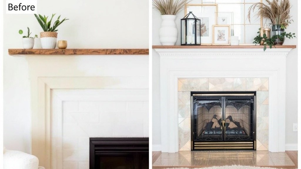 10 Simple Ideas for Easy Fireplace Makeover