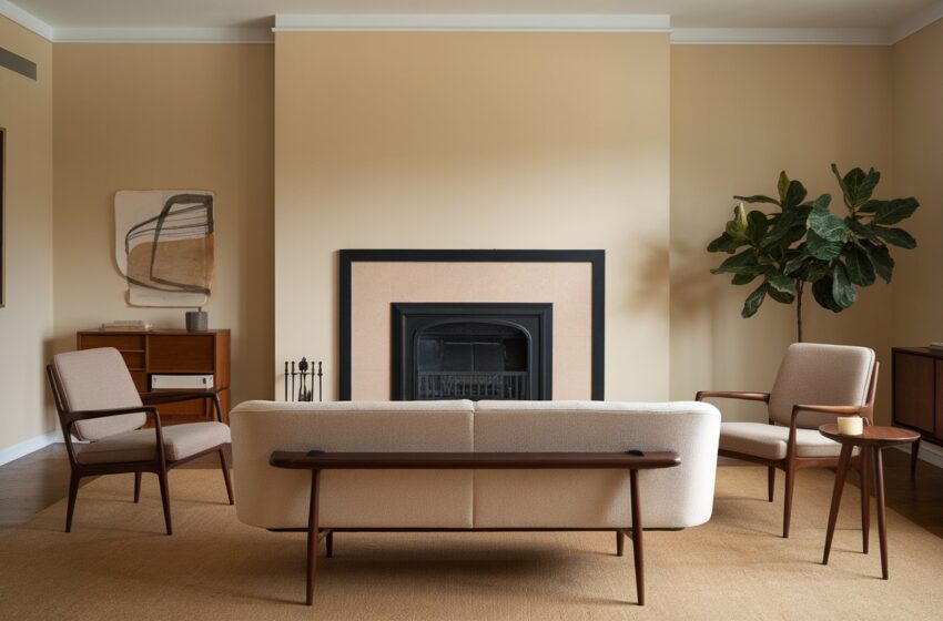  10 Stunning Mid Century Fireplace Makeover Ideas