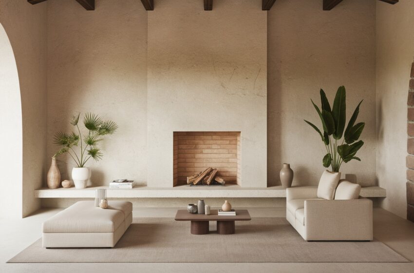  10 Must-Have Elements for a Minimalist Living Room with Fireplace