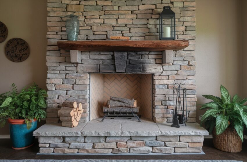  10 Stunning Rock Fireplace Makeover Ideas to Transform Your Living Space