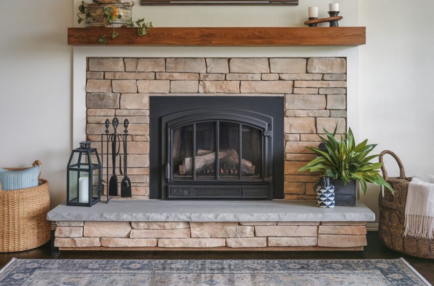  10 Stunning Wood Burning Fireplace Makeover Ideas