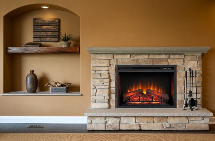 electric fireplace wall ideas