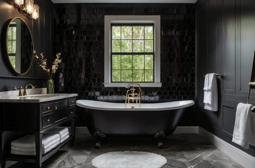  Black Bathroom: 16 Stylish Ideas for a Bold and Elegant Look