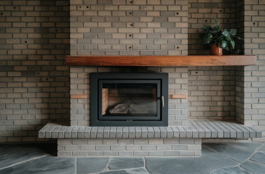 Modern Brick Fireplace Ideas