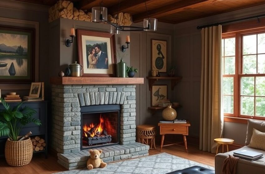 corner fireplace ideas