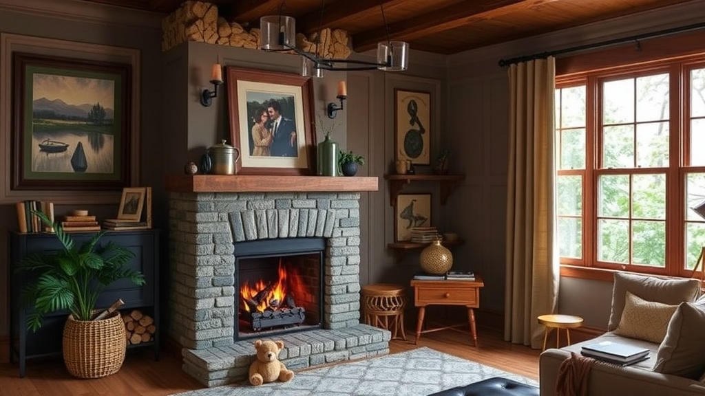 corner fireplace ideas