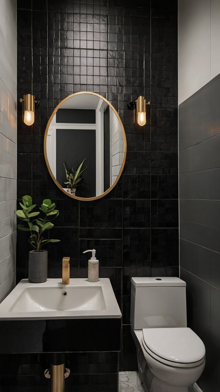 15 Stunning Black and White Tile Bathroom Ideas for a Modern Look