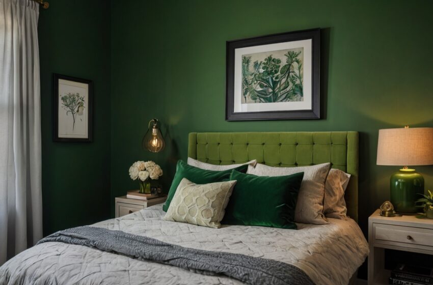Green Bedroom Walls