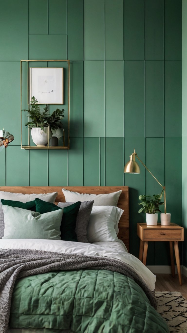 15 Gorgeous Ideas for Green Bedroom Walls