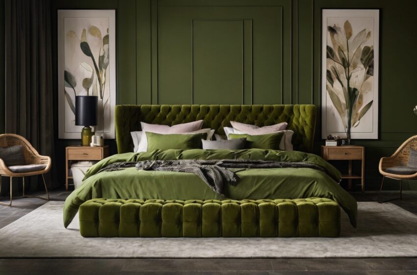Olive Green Bedroom Ideas
