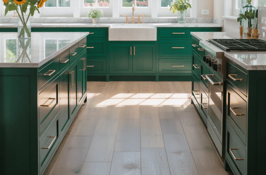  15 Stunning Green and Wood Kitchen Ideas for Cozy Style