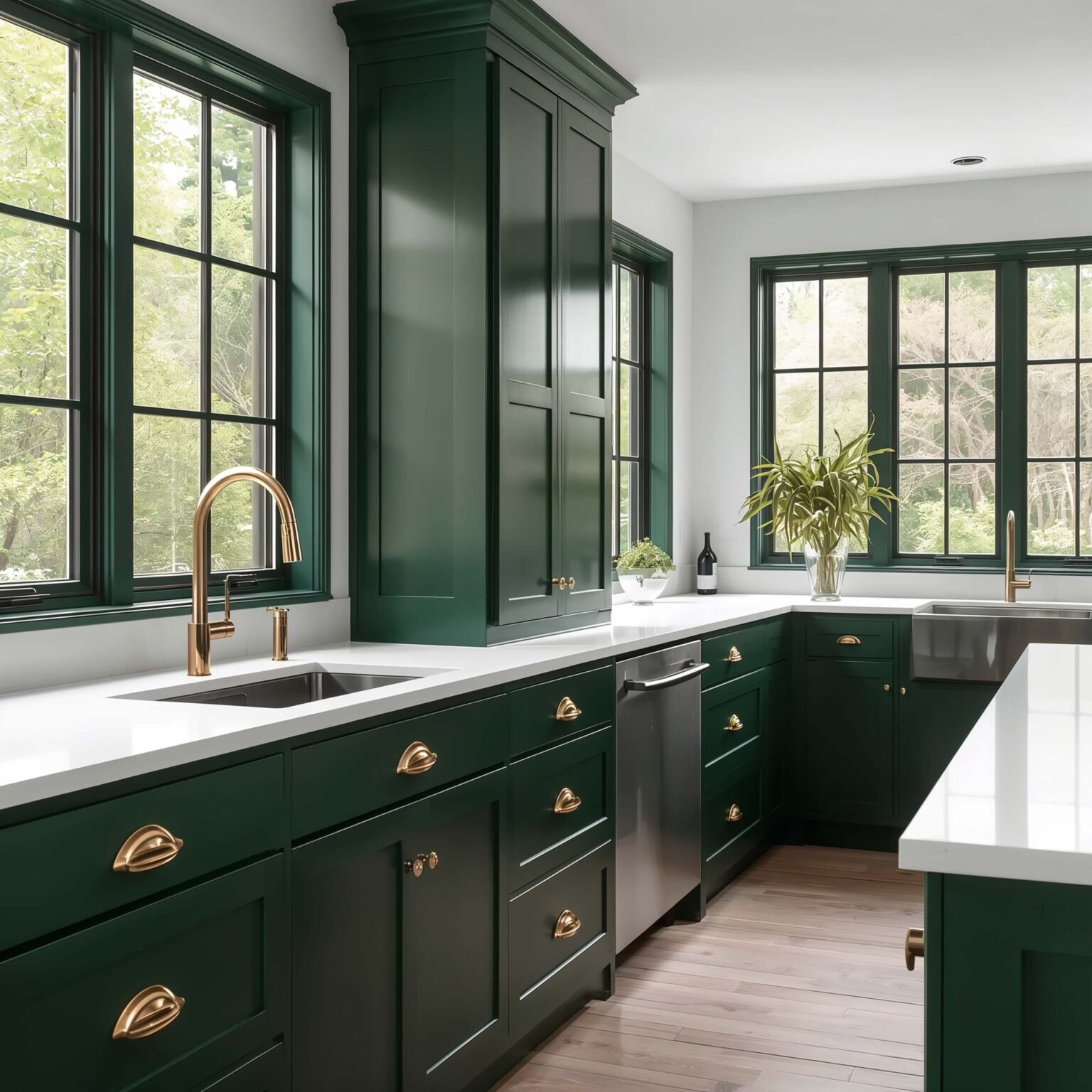 15 Stunning Forest Green Kitchen Ideas for Timeless Style