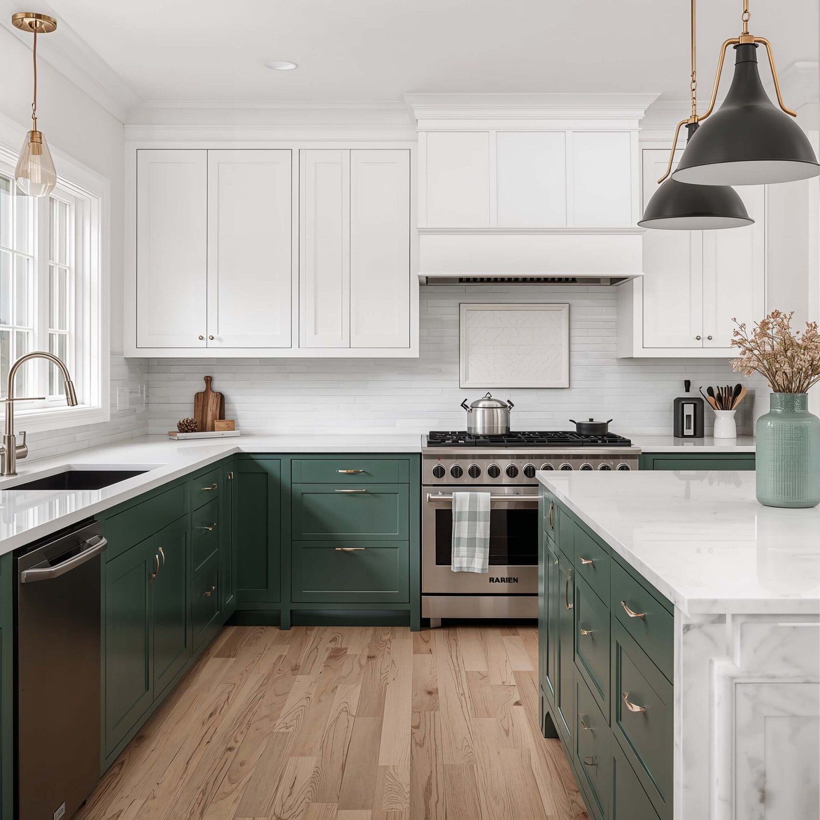 15 Stunning Forest Green Kitchen Ideas for Timeless Style