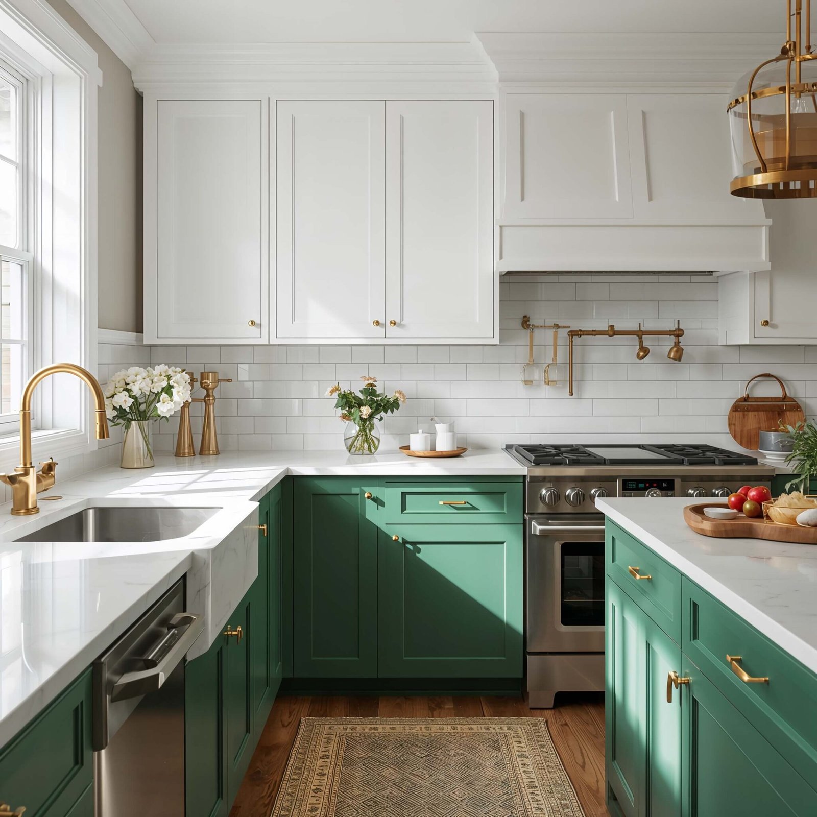 15 Stunning Emerald Green Kitchen Ideas for Luxe Home Style