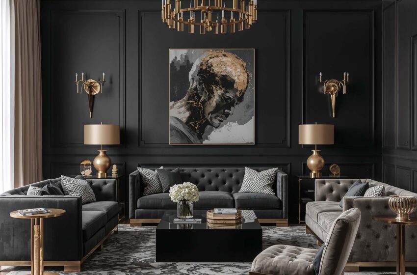  15 Stunning Black Living Room Decor Ideas and Cozy Corner Inspiration