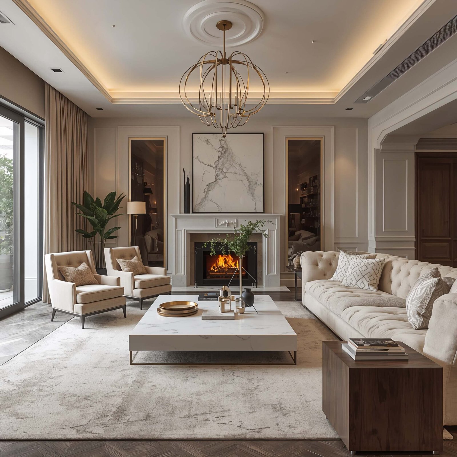 Image showcasing 15 Stunning Luxury Living Room Ideas for Timeless Elegant Style