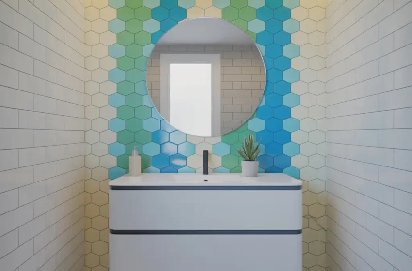  15 Creative Hexagon Tile Bathroom Layouts and Trendy Styles