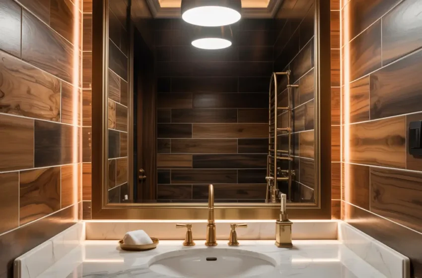  15 Elegant Wood Tile Bathroom Ideas for Modern Luxury Homes