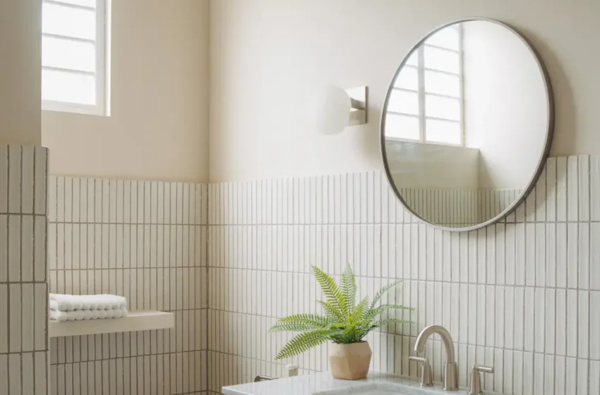  15 Beautiful Vertical Subway Tile Bathroom Ideas to Inspire You