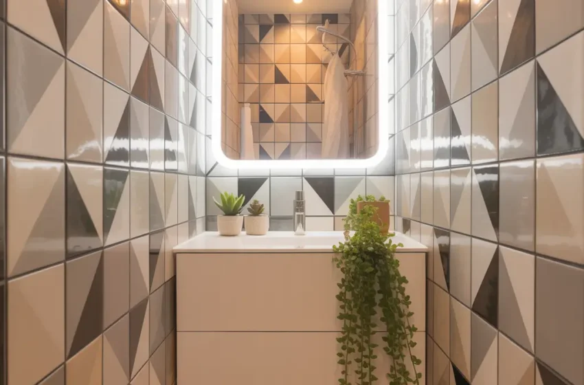  15 Stunning Peel and Stick Floor Tile Bathroom Ideas for Small Spaces