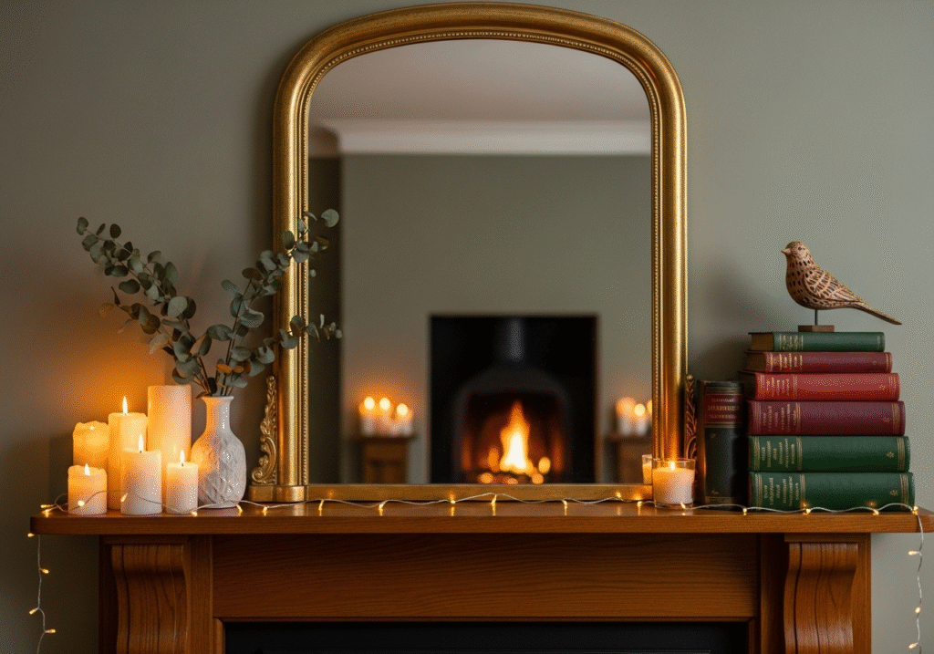 How to Decorate a Fireplace Mantel