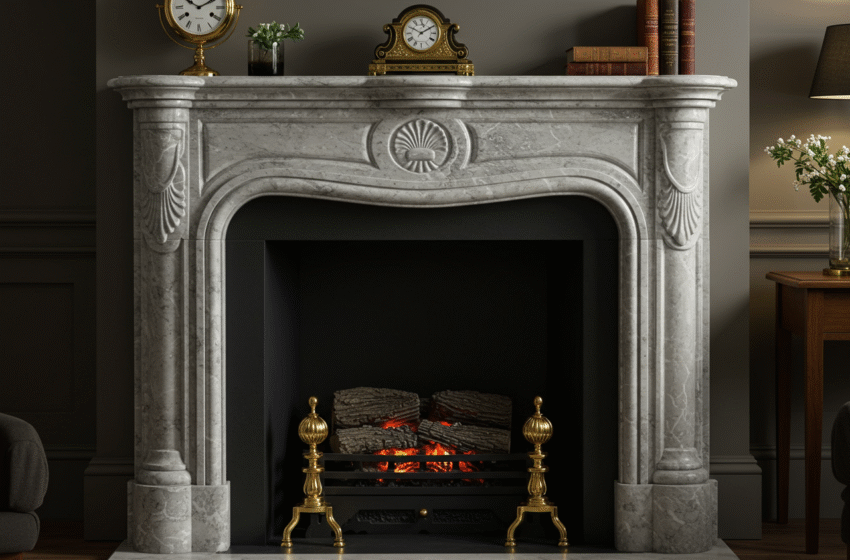 how to build a fireplace mantel​