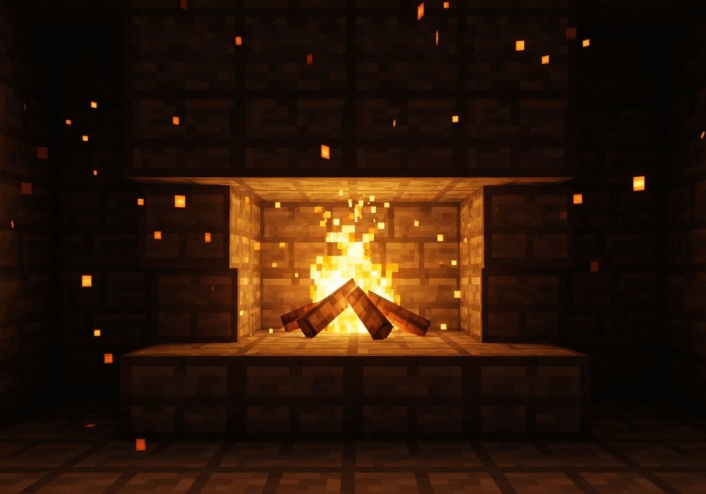 How Do You Build a Fireplace in Minecraft?