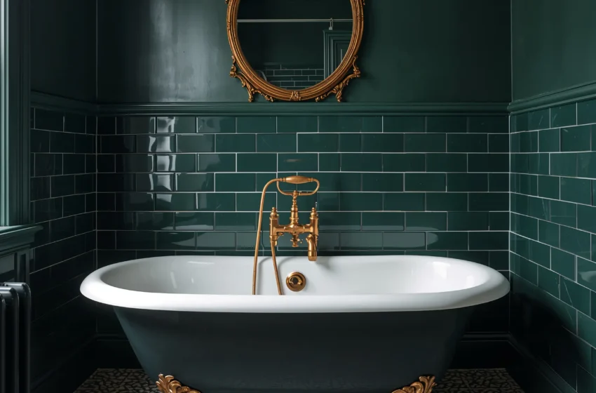  15 Stunning Green Tile Bathroom Ideas for Modern Homes