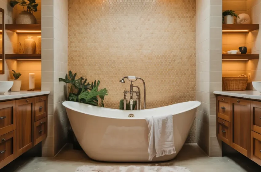  10 Beautiful Hexagon Tile Bathroom Ideas to Inspire You
