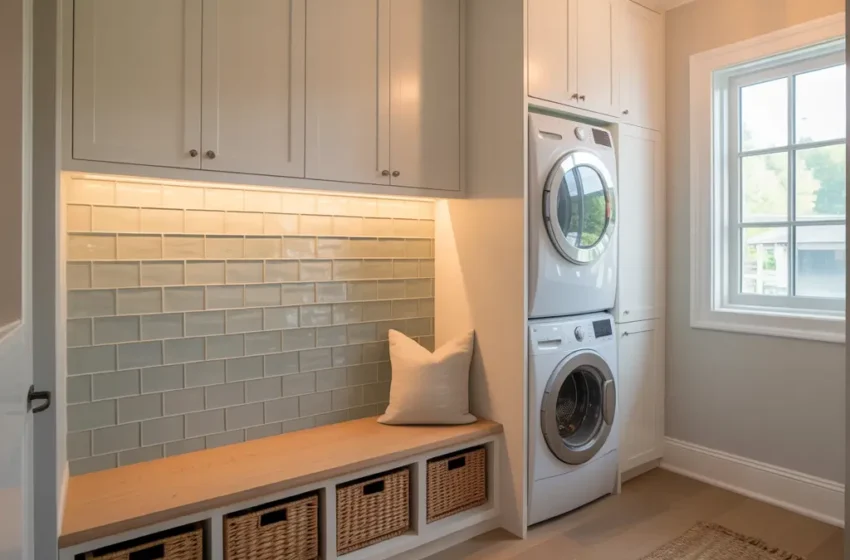  15 Cozy Mud Room and Laundry Room Combo Ideas with Style