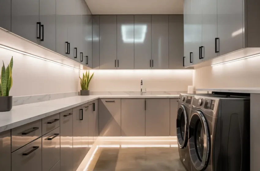  15 Inspiring Basement Laundry Room Ideas and Folding Stations