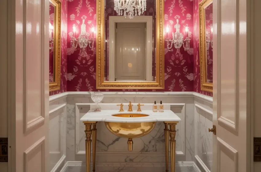  15 Chic Pink and Gold Bathroom Ideas for Modern Homes