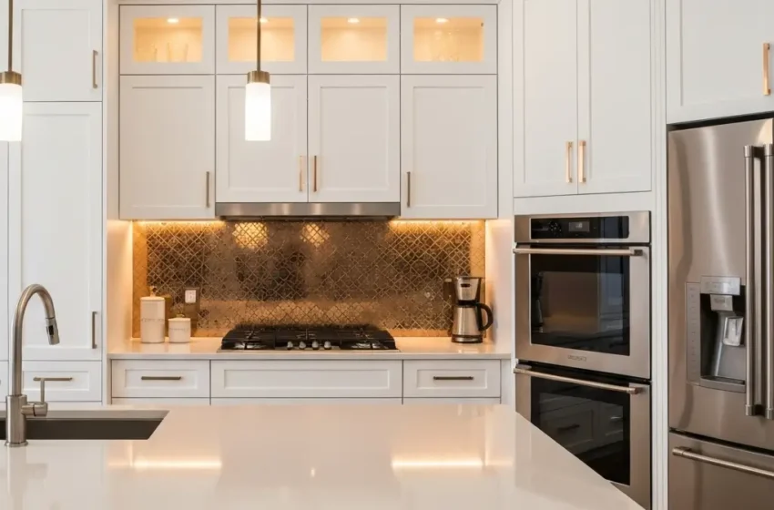  15 Gorgeous Kitchen Backsplash with White Cabinets Ideas for Style