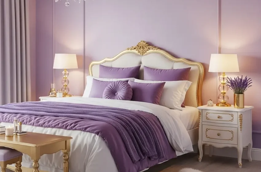  15 Lovely Purple Bedroom Aesthetic Ideas for a Luxe Feel