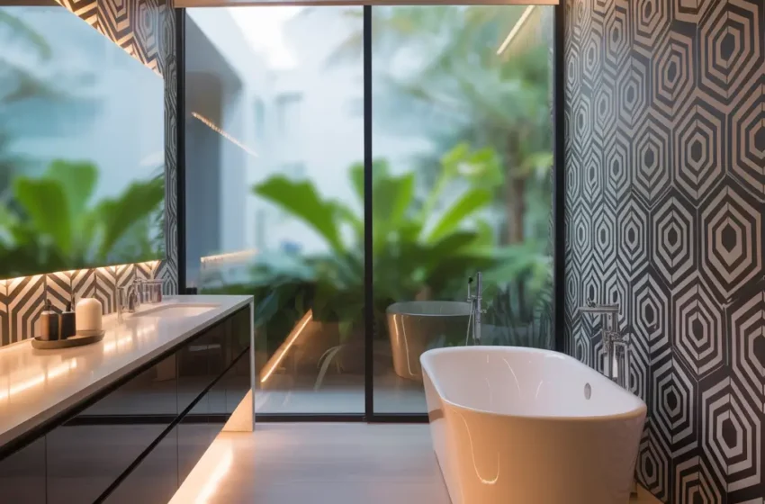  15 Stunning Bathroom Wallpaper Ideas for Modern Homes