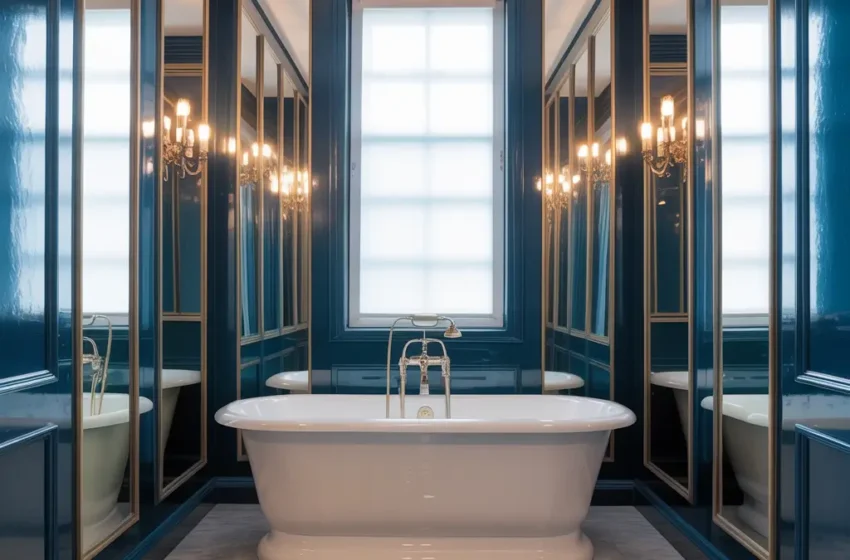  15 Stunning Midnight Blue Bathroom Ideas for Luxe Home Style