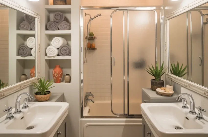  15 Stunning Small Bathroom Layout Floor Plans Ideas for Inspiration