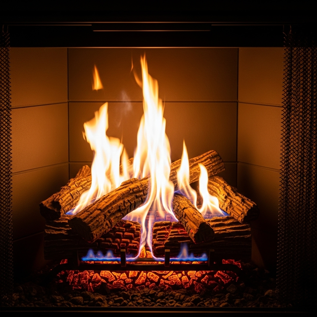 can a gas fireplace work without electricity​