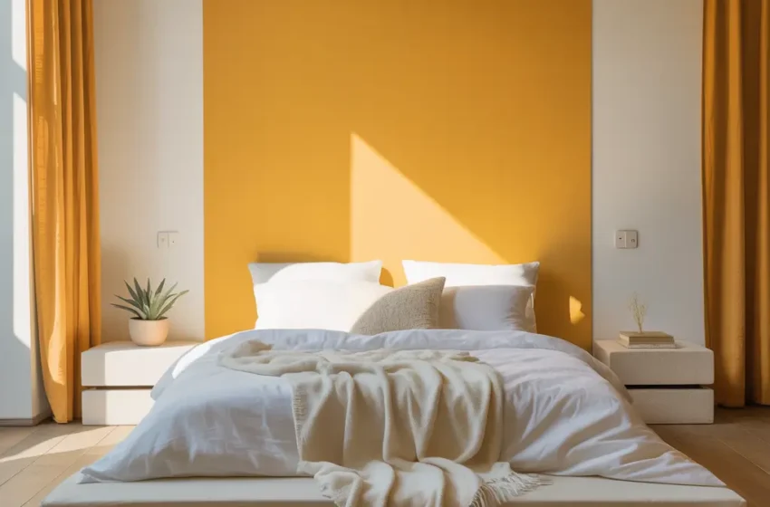  10 Inspiring Yellow Curtains Bedroom Ideas for Minimalist Style