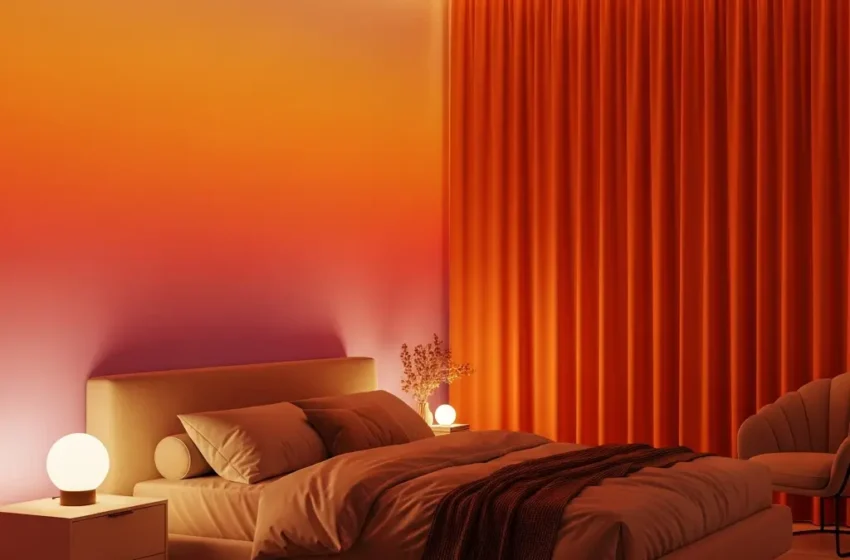  15 Creative Orange Curtains Bedroom Ideas for Stylish Spaces