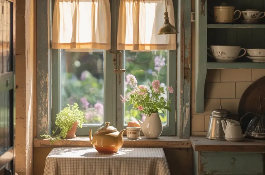  15 Stylish Farmhouse Kitchen Curtains Ideas for Perfect Decor