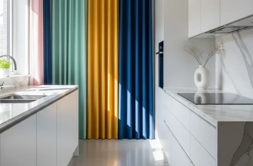  15 Creative Modern Kitchen Curtains Ideas and Stylish Window Makeovers