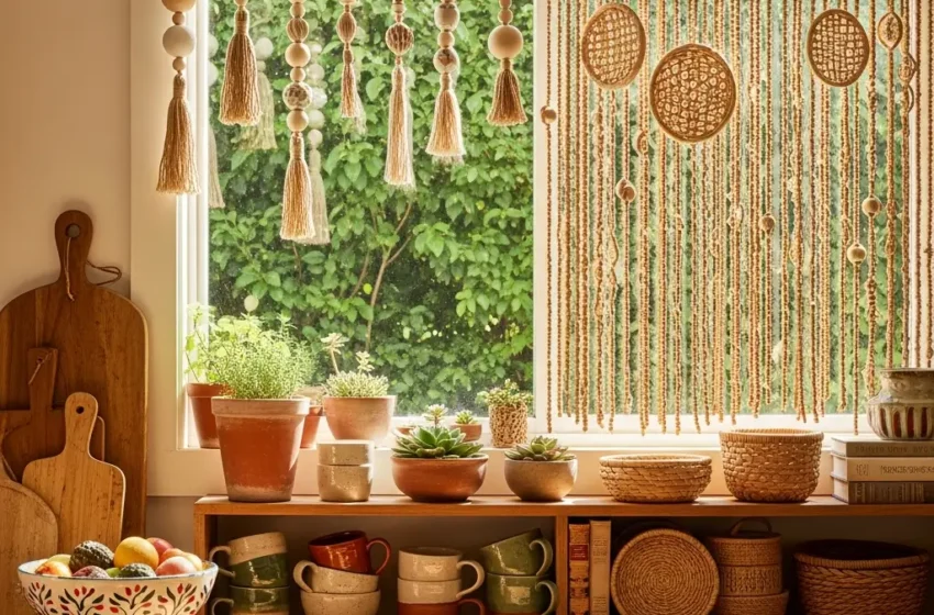  12 Inspiring Boho Kitchen Curtains Ideas for Cozy Corners
