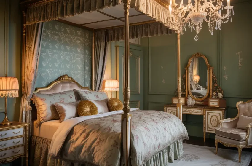  10 Dreamy Green and Gold Bedroom Ideas for Stylish Interiors