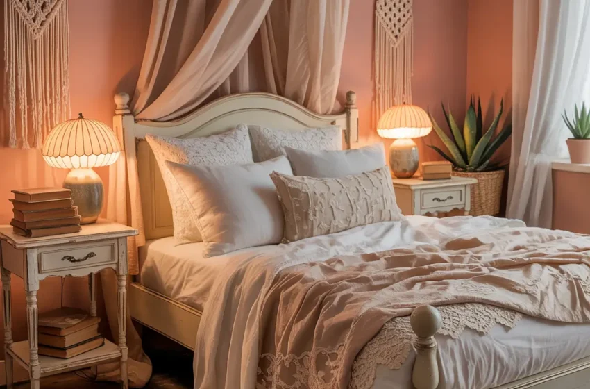  10 Creative Pink Boho Bedroom Ideas and Trendy Looks