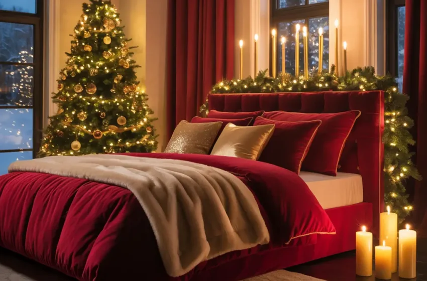  10 Warm Christmas Bedroom Ideas and Cozy Festive Corners