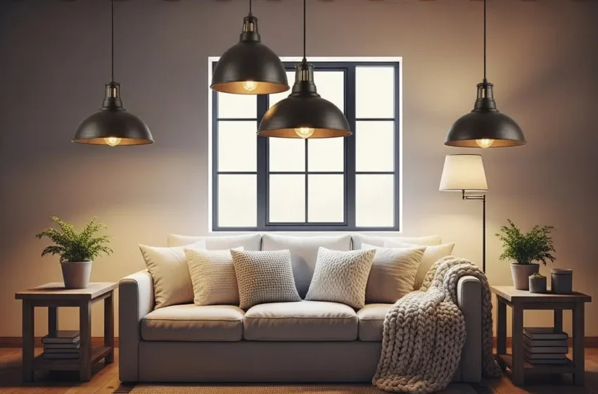  10 Warm Industrial Farmhouse Living Room Ideas to Try